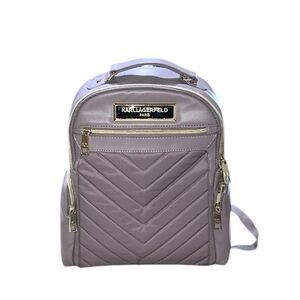 Karl Lagerfeld NWOT Chevron Backpack